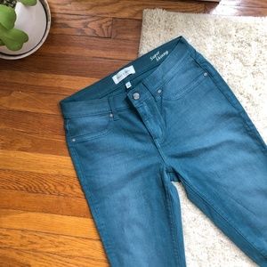 Henry & Belle teal/blue denim pants